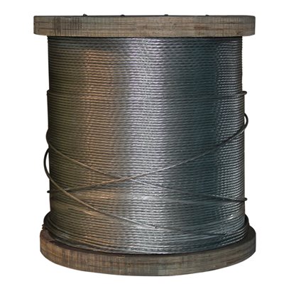 5/16 inch 1x7 Grade 180 Galvanized Guy Strand